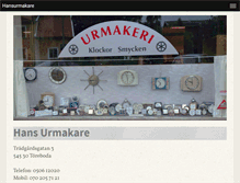 Tablet Screenshot of hansurmakare.se
